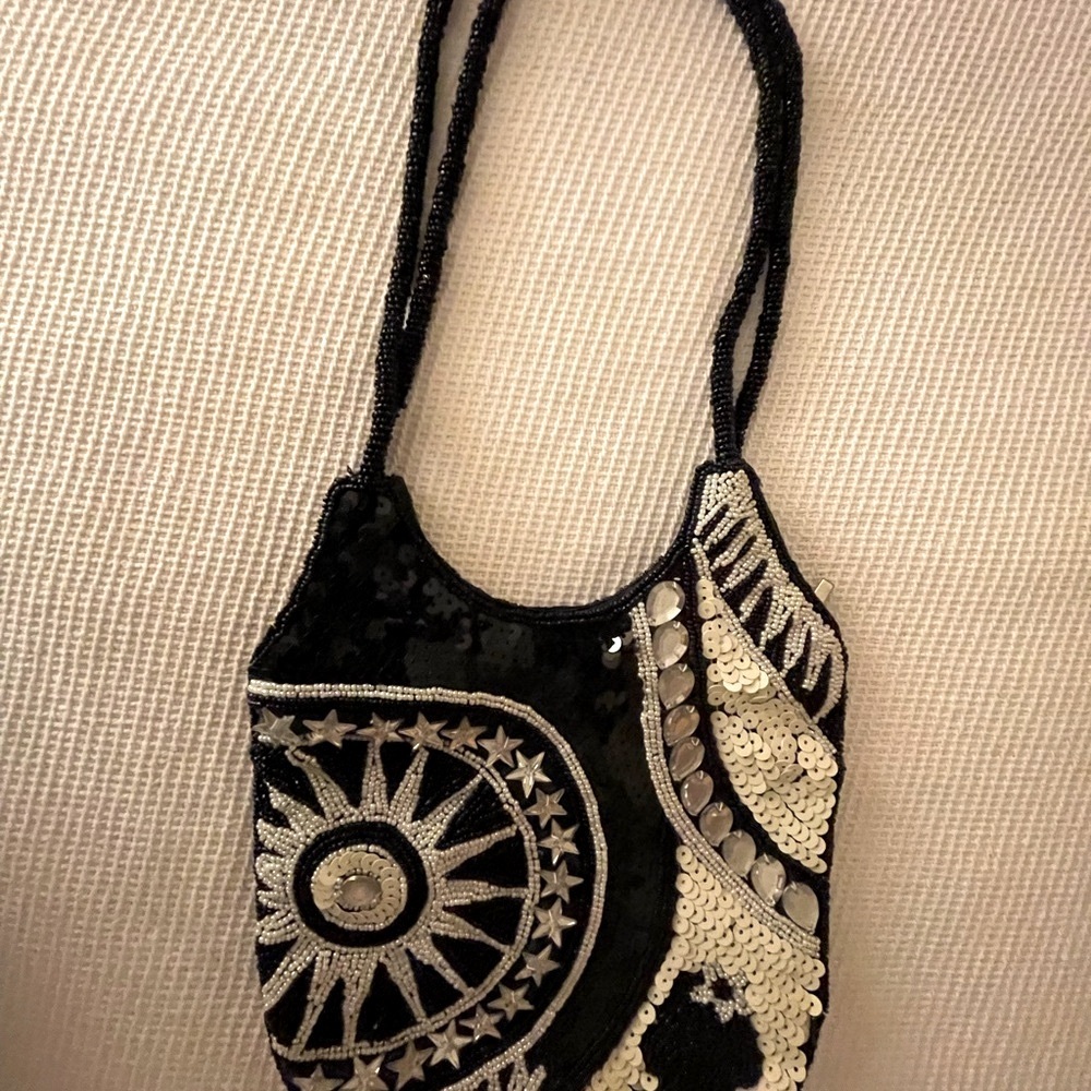 Elegant Black and White Women's Bag